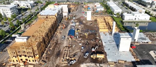 County Prestress & Precast Supplies Elevator and Stair Shafts for Orlando Multifamily Project