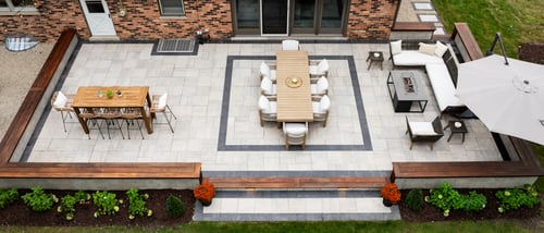 VANTAGE PAVERS® with Slate-Style Texture and Design Flexibility