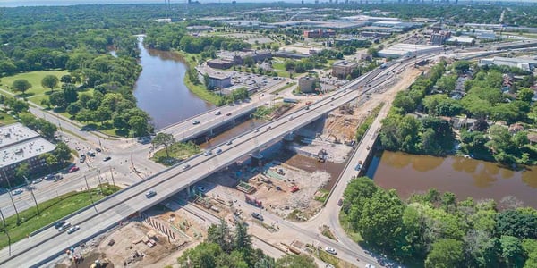 I-43 Northbound and Hampton Avenue