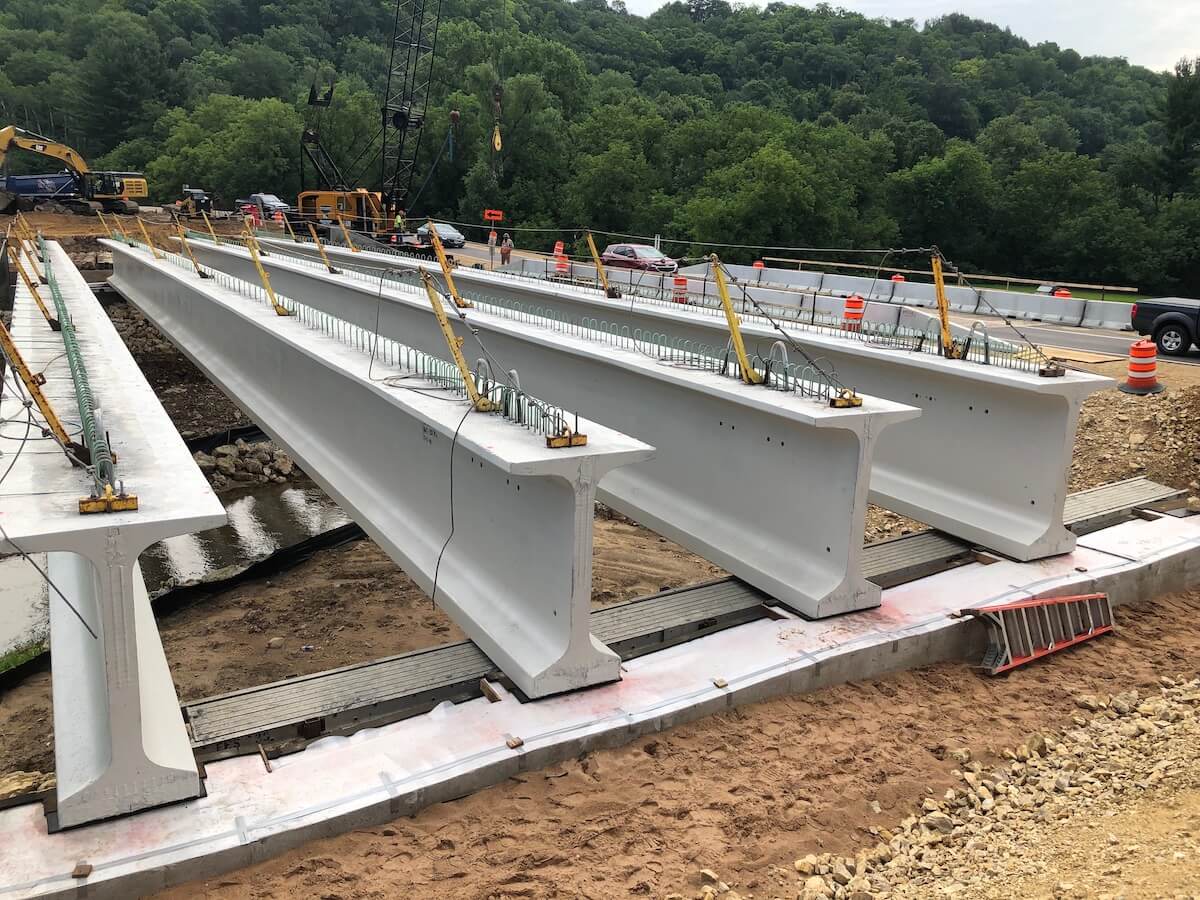 Skilled Drivers Overcome Girder Delivery and Staging Challenges