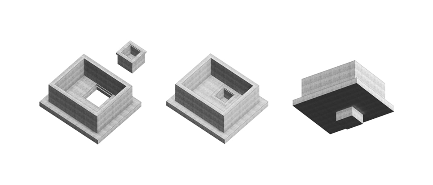 Modular Elevator Pit drafted rendering